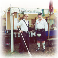 Me and my son Mike at the MN RenFest in 2000